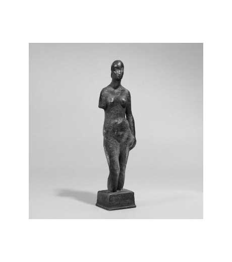 Figure féminine en bronze par Jussuf Abbo